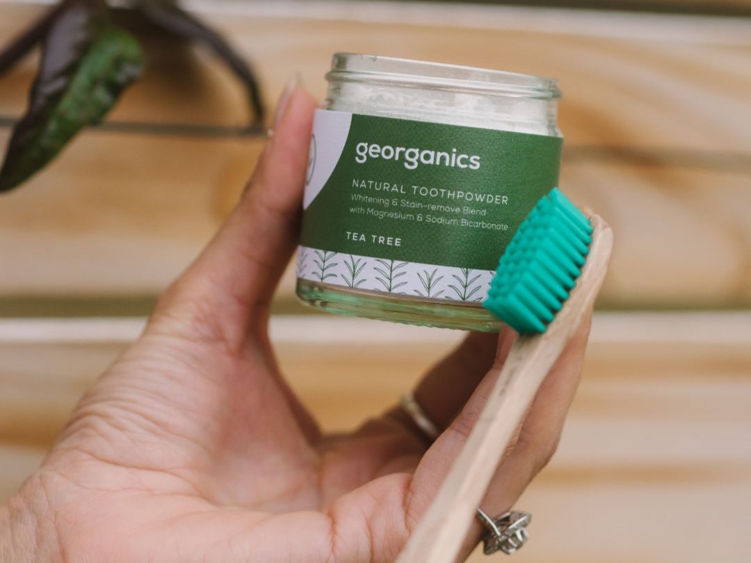 Minerální zubní prášek - Tea Tree - Georganics